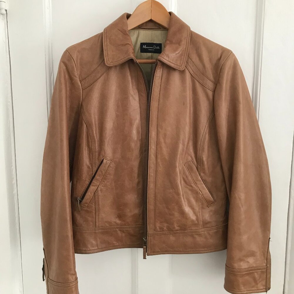 Massimo Dutti Leather Jacket